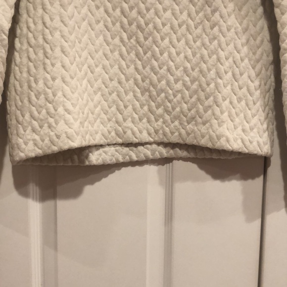 Zara Two Toned Sweater with Zipper Detail - Picture 5 of 6